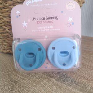 Chupete gummy 'Tonos azules'