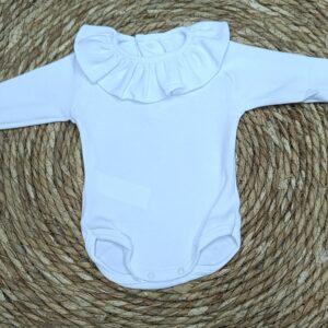 Body de maxicuello blanco