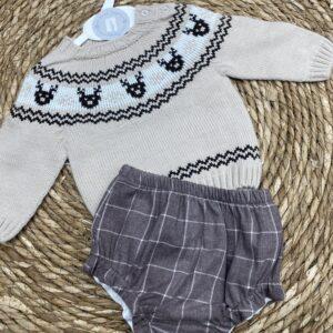 Conjunto de lana ‘Reno'