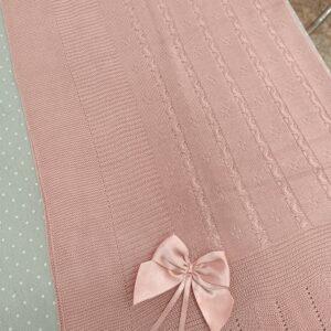 Toquilla 'Popurri' en rosa empolvado