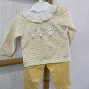 Pijama de algodón 'cuac'