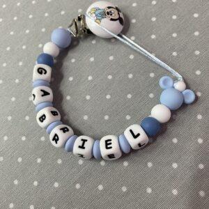 Chupetero 'Mini disney' azul