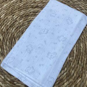 Gasa estampada 'Elefantes'