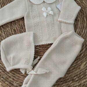 Conjunto de lana 'curri'