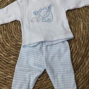 Pijama dos piezas 'Loran' Celeste