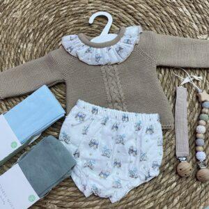 Conjunto de lana ‘Buhos'
