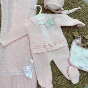 Conjunto de lana 'Dulce' rosita
