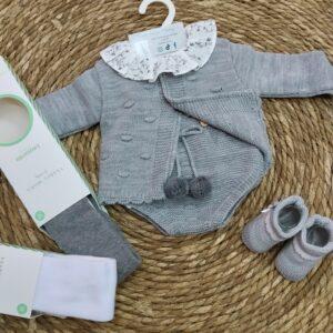Conjunto de lana 'Grey'