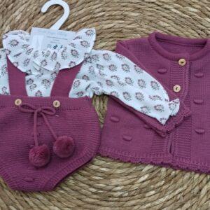 Conjunto de lana 'Lirio'