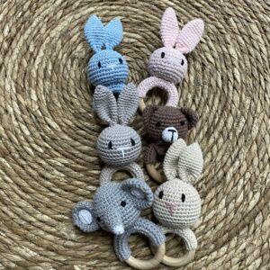 Sonajeros de crochet